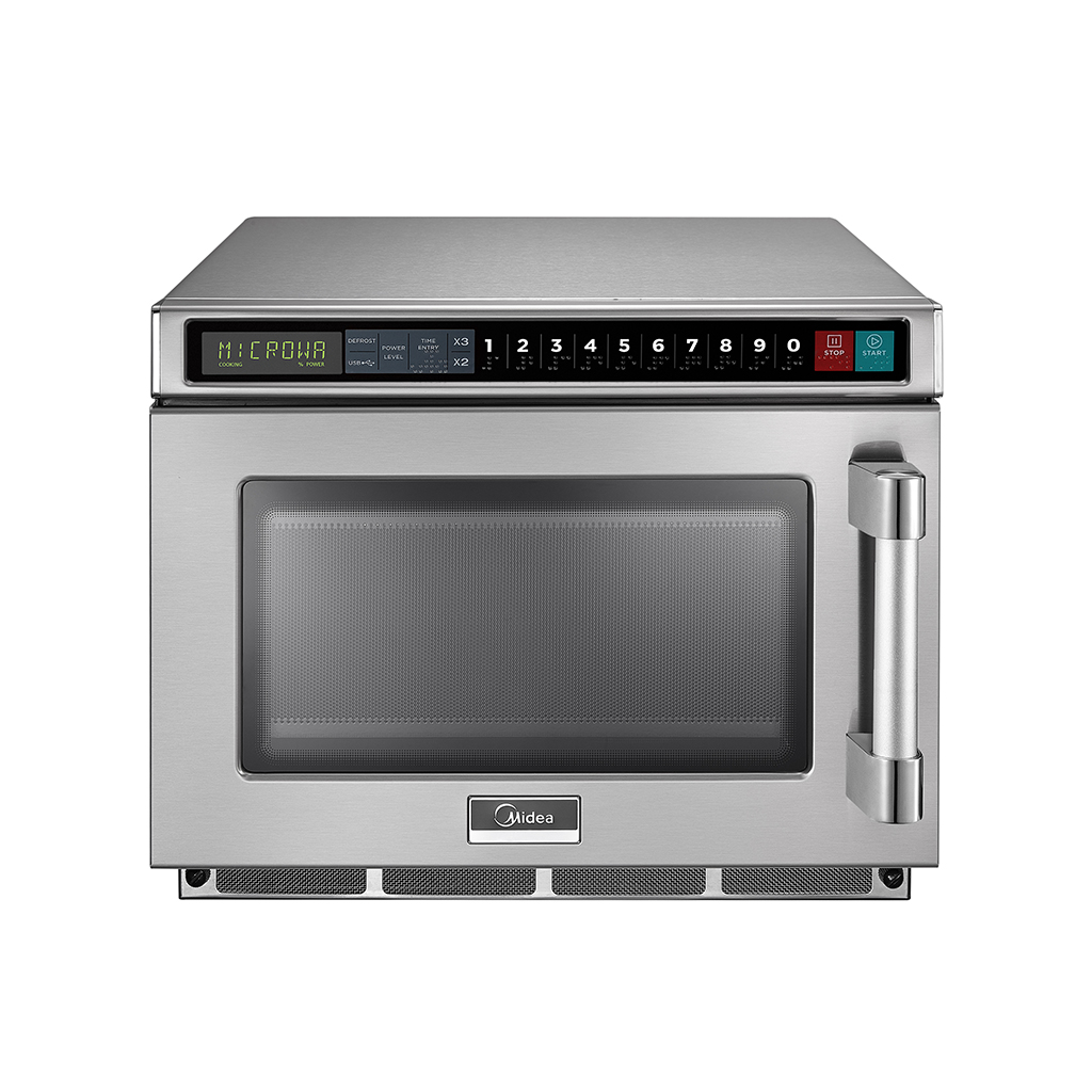 0.6 Cu. Ft. 1200W Push Button Heavy Duty Commercial Microwave