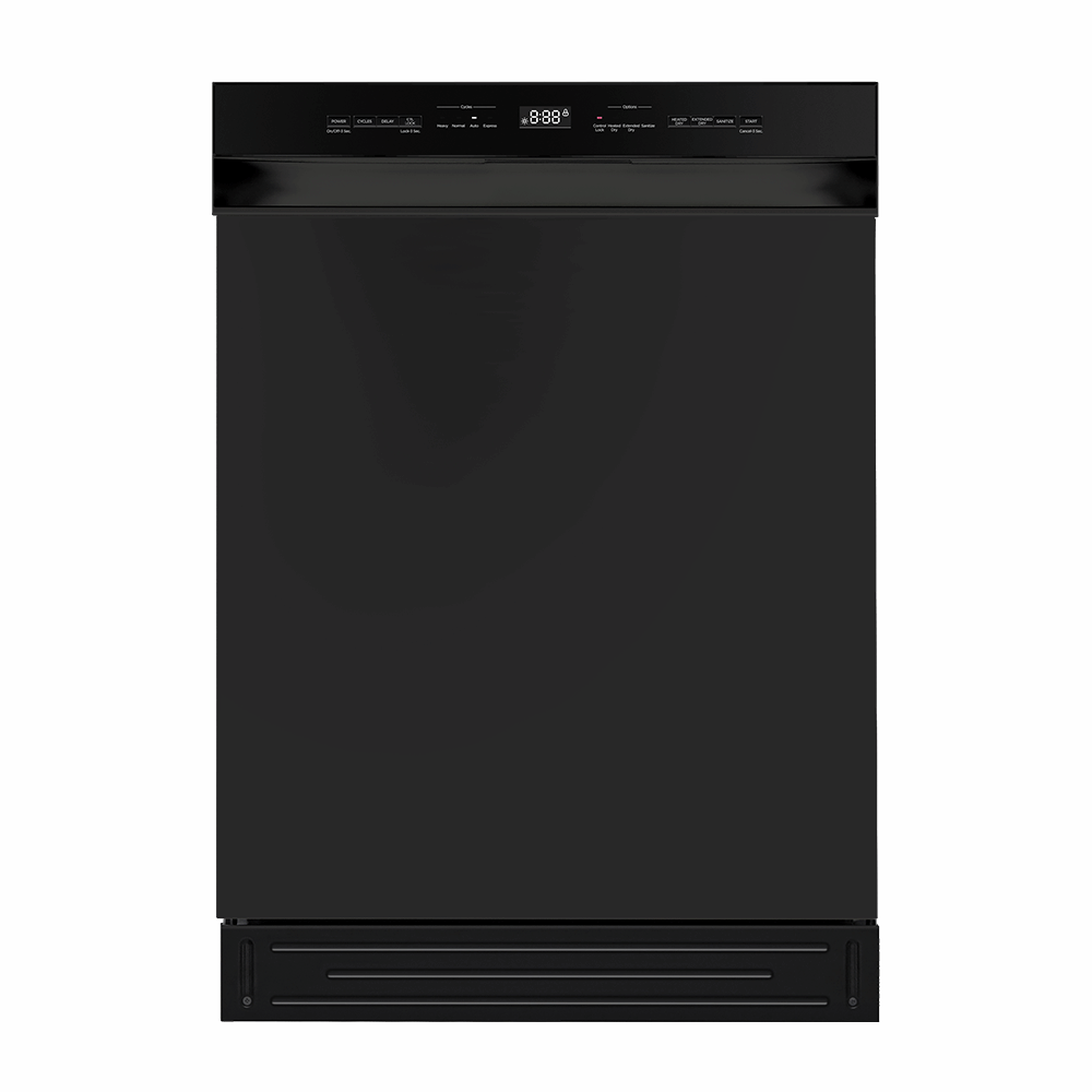 52 dba front control built in dishwasher