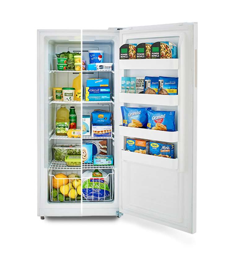 13.8 Cu. Ft. Upright Convertible Freezer White