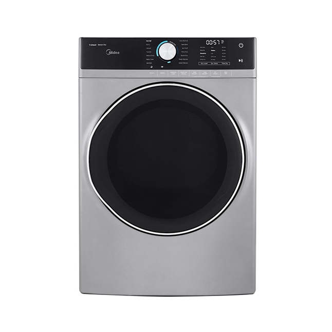 8.0 Cu. Ft. Capacity Front Load Electric Dryer Graphite Steel