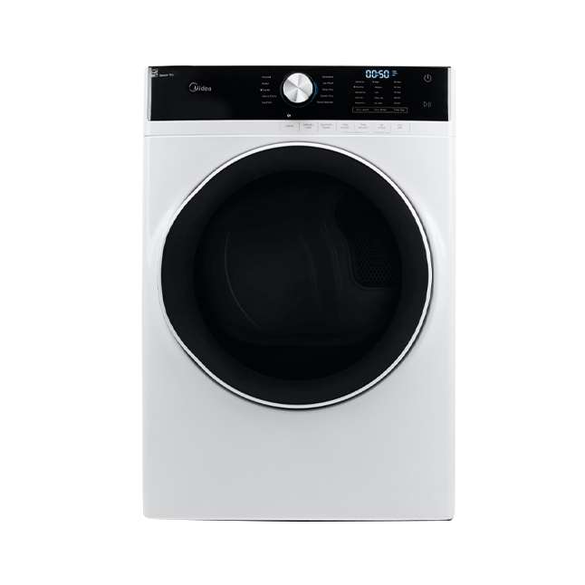 8.0 Cu. Ft. Capacity Front Load Electric Dryer White