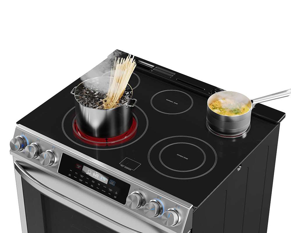 Slide-In Electric Range with 5 Elements and Air Fry Convection