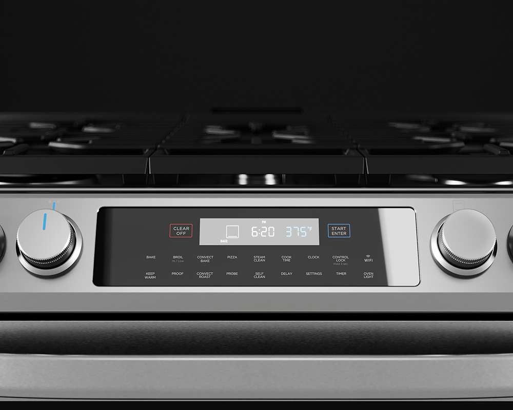 Edge-to-Edge Gas Cooktop with Dual Purpose Center Burner