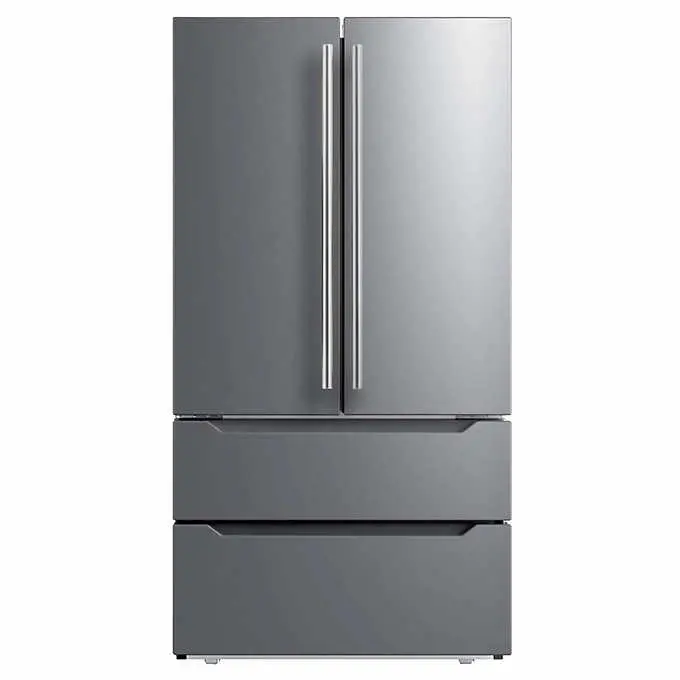 Full size double door refrigerator top