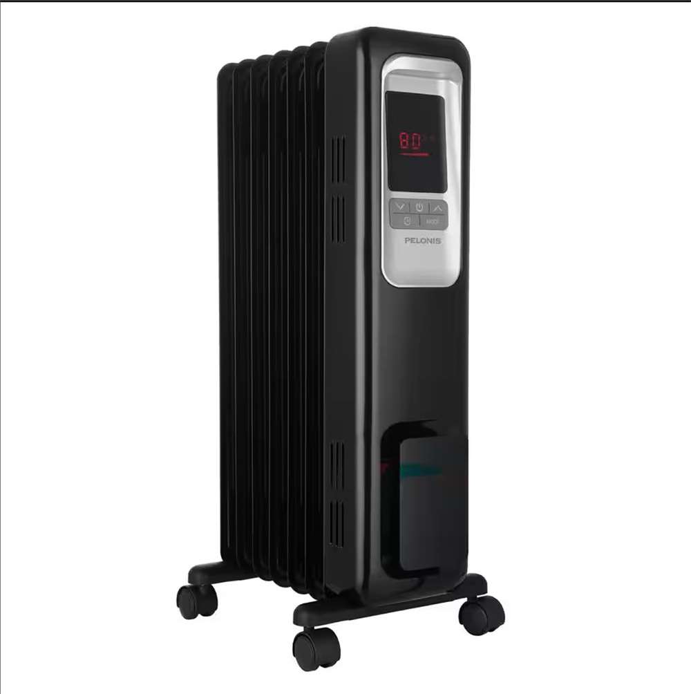 1,500-Watt Digital Electric Oil-Filled Radiant Portable Space Heater