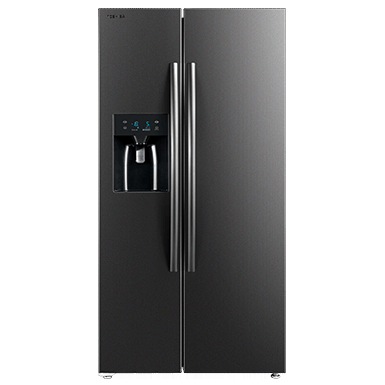 508L, SIDE BY SIDE REFRIGERATOR, 3-IN-1 AUTO ICE MAKER, DUAL INVERTER, ALLOY COOLING BACK