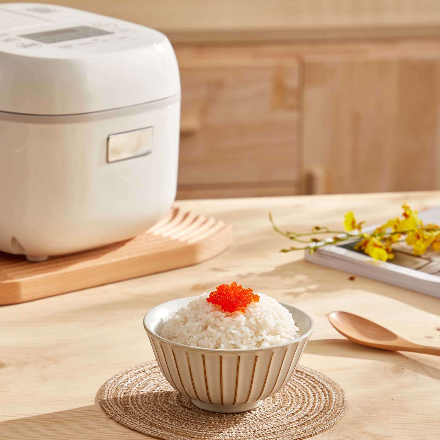 Cuiseur de riz numérique programmable 3 tasses avec 8 fonctions de cuisson