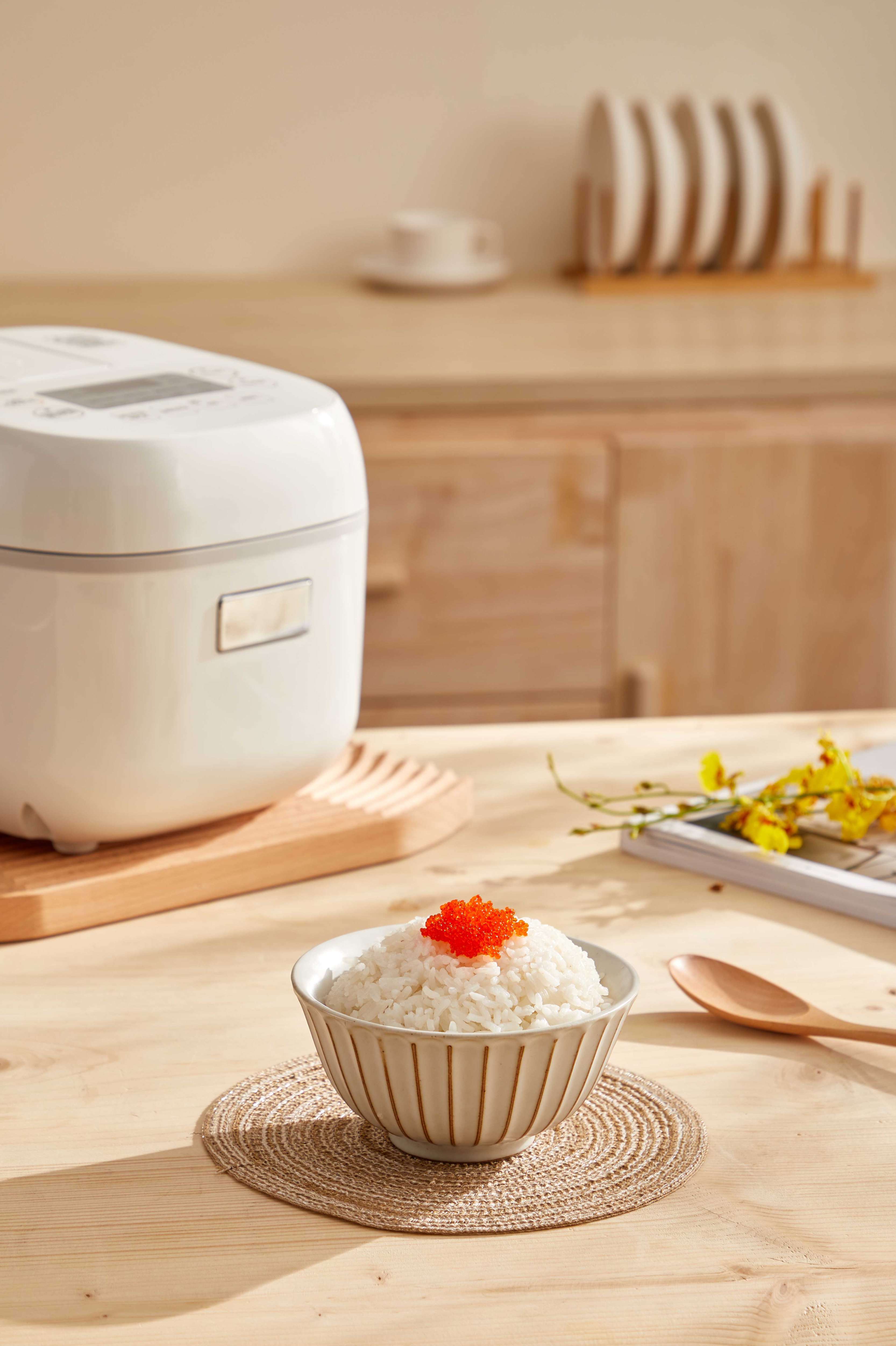  3-Cup Digital Programmable Rice Cooker with 8 Cooking Functions