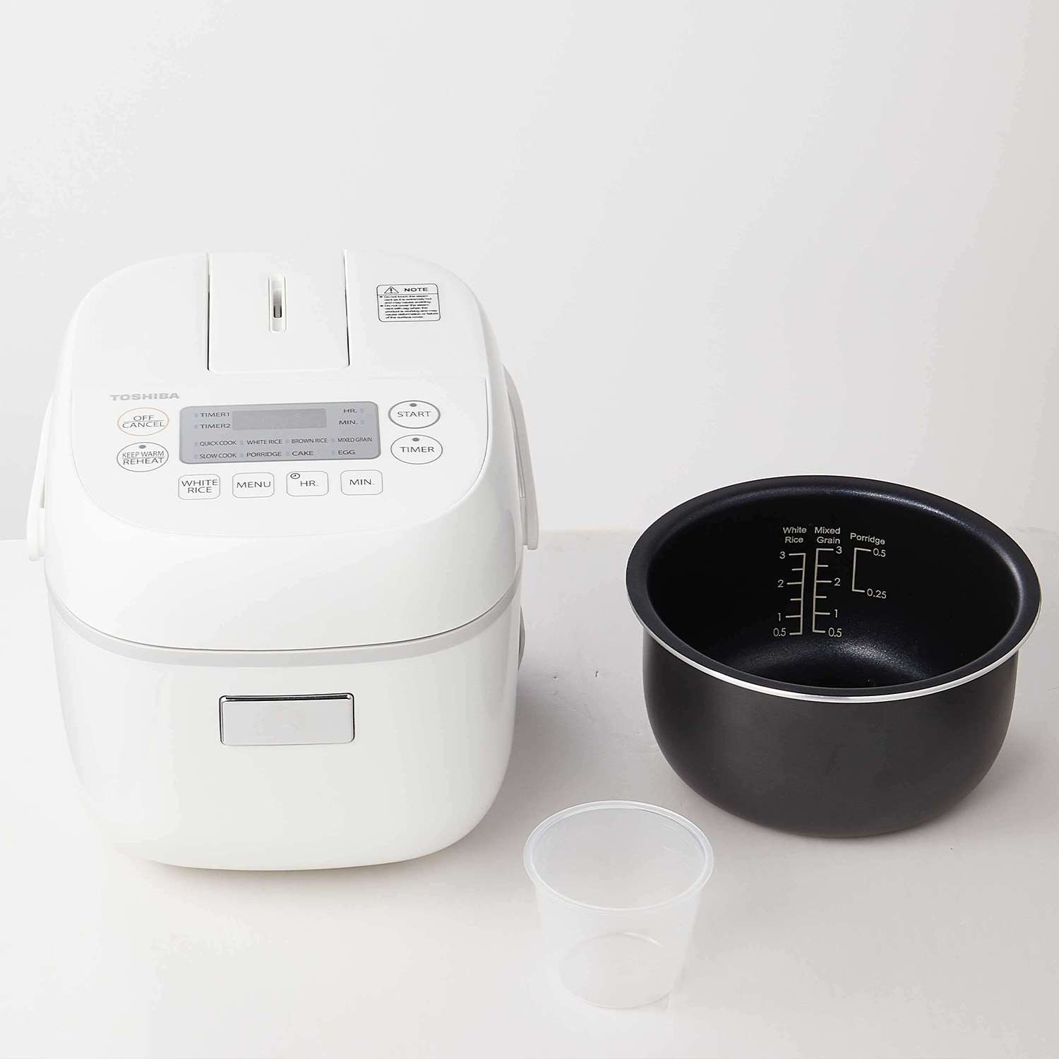  3-Cup Digital Programmable Rice Cooker with 8 Cooking Functions