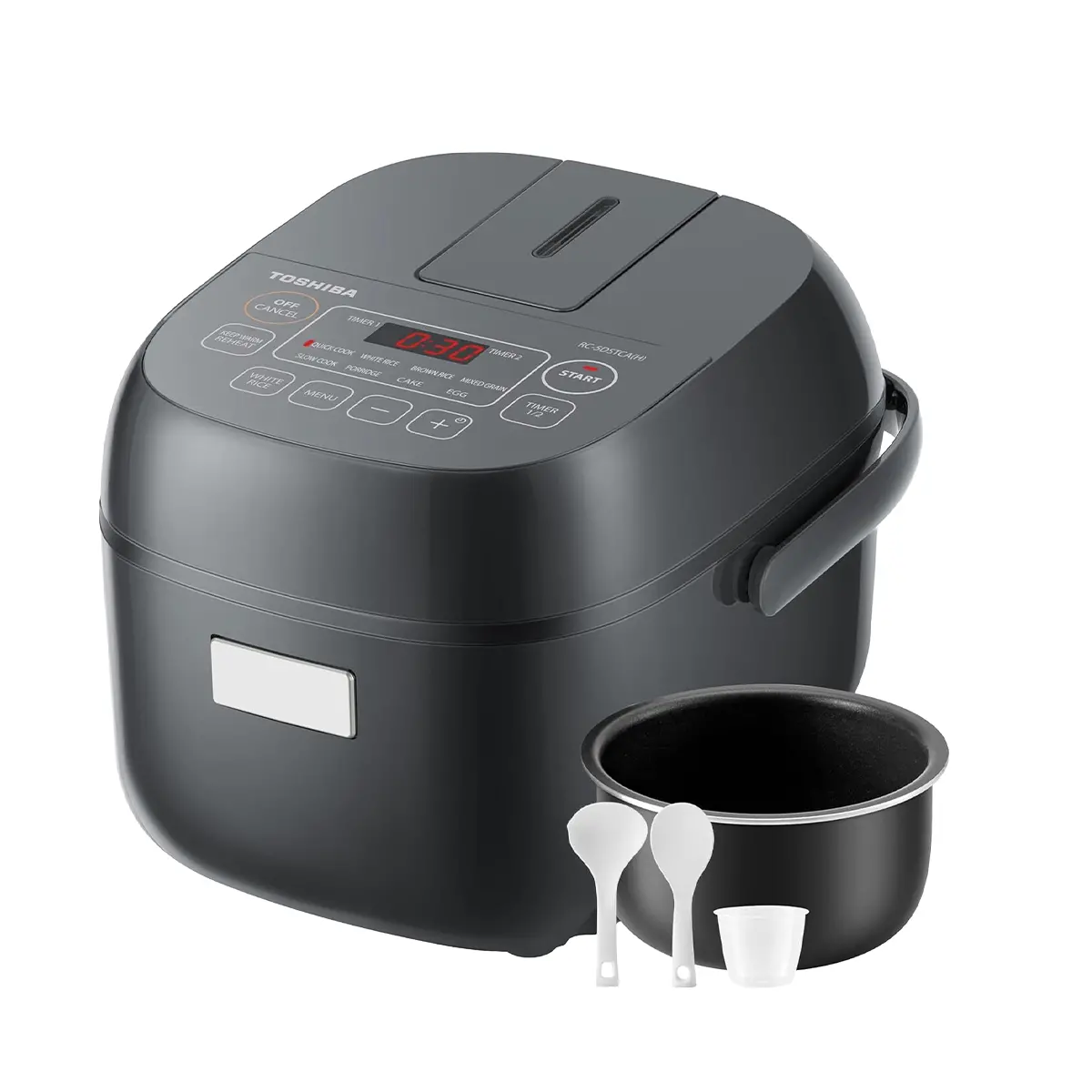 Cuiseur de riz numérique programmable 3 tasses avec 8 fonctions de cuisson