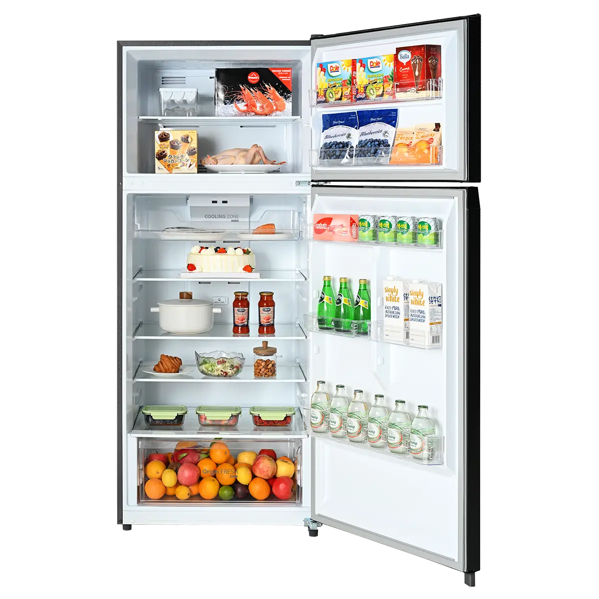 535 L, Origin Inverter Refrigerator with Multi-Air Flow Technology.