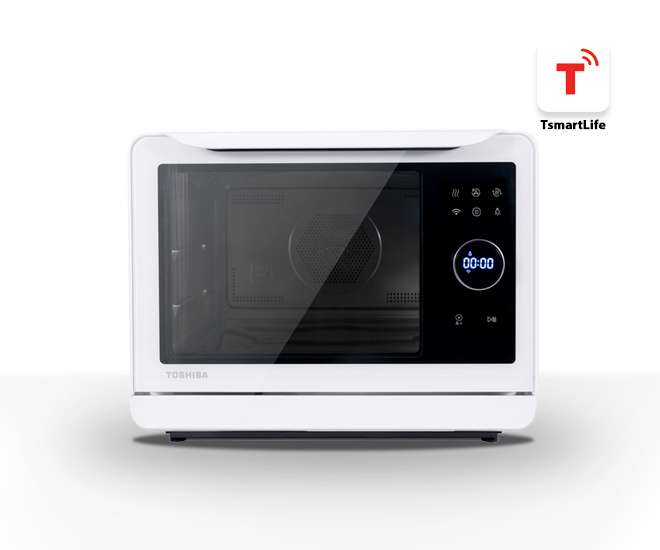 Toshiba MS5-TR30SC Black 3 Pure Steam Modes Master Steam Oven, 30L