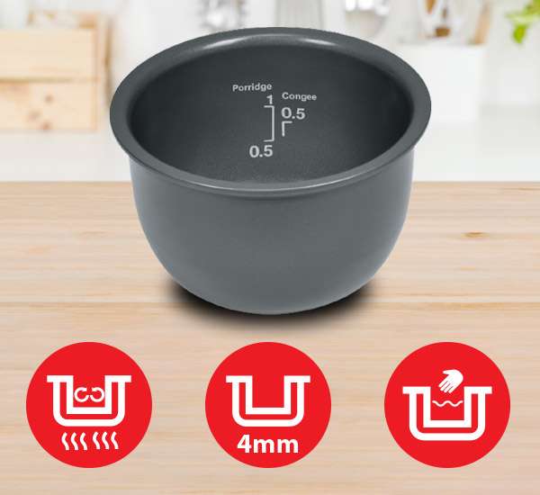 Rice Cooker Inner Pot Cooker Replacement Pot Inner Cooking Pot Cooker Inner  Pot Non-stick Inner Pot 