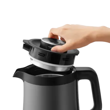 Cordless Double Wall Electric Kettle with Loackable Lid (1.5L)