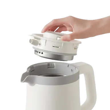 Cordless Double Wall Electric Kettle with Loackable Lid (1.5L)