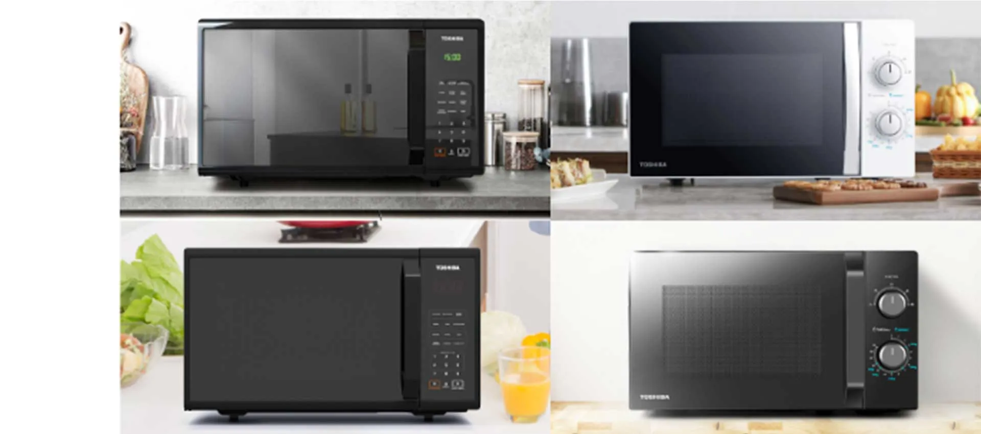 Ukuran Microwave Toshiba Dari Yang Paling Besar Hingga Kecil!