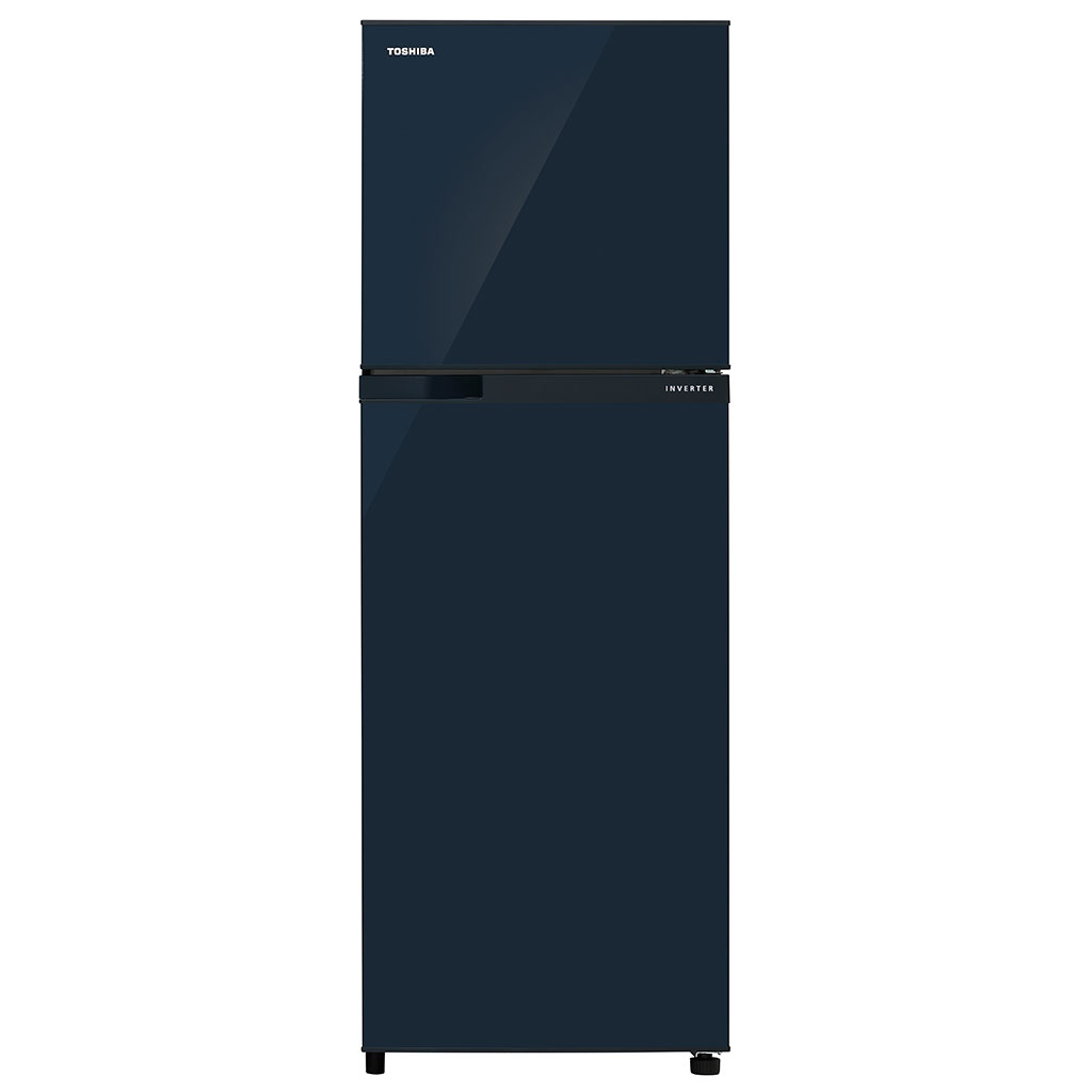 Toshiba 252l Double Door Refrigerator Blue Uni Glass Finish GR-AG28INU(UB) Banner 1