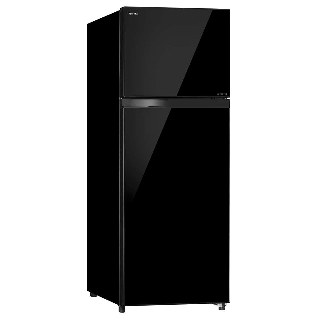 Toshiba 445l Double Door Refrigerator Black Glass Finish GR-AG46IN(XK) Banner 2