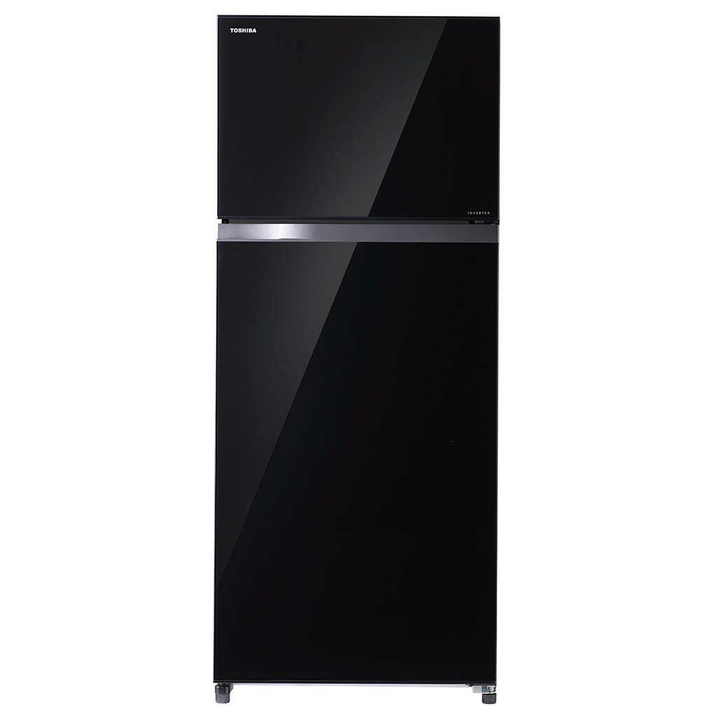 Toshiba 541l Double Door Refrigerator Black Glass Finish GR-AG55IN(XK) Banner 1