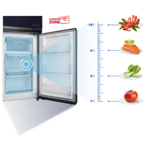 Toshiba Refrigerator with Convert Zone