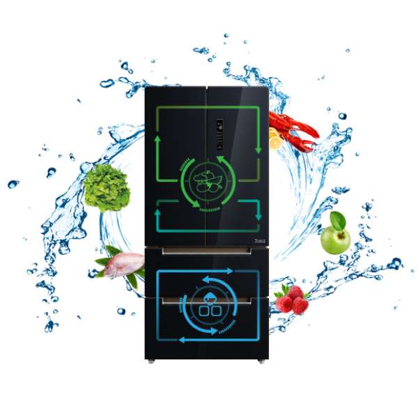 Toshiba Refrigerator with 3 System Cooling