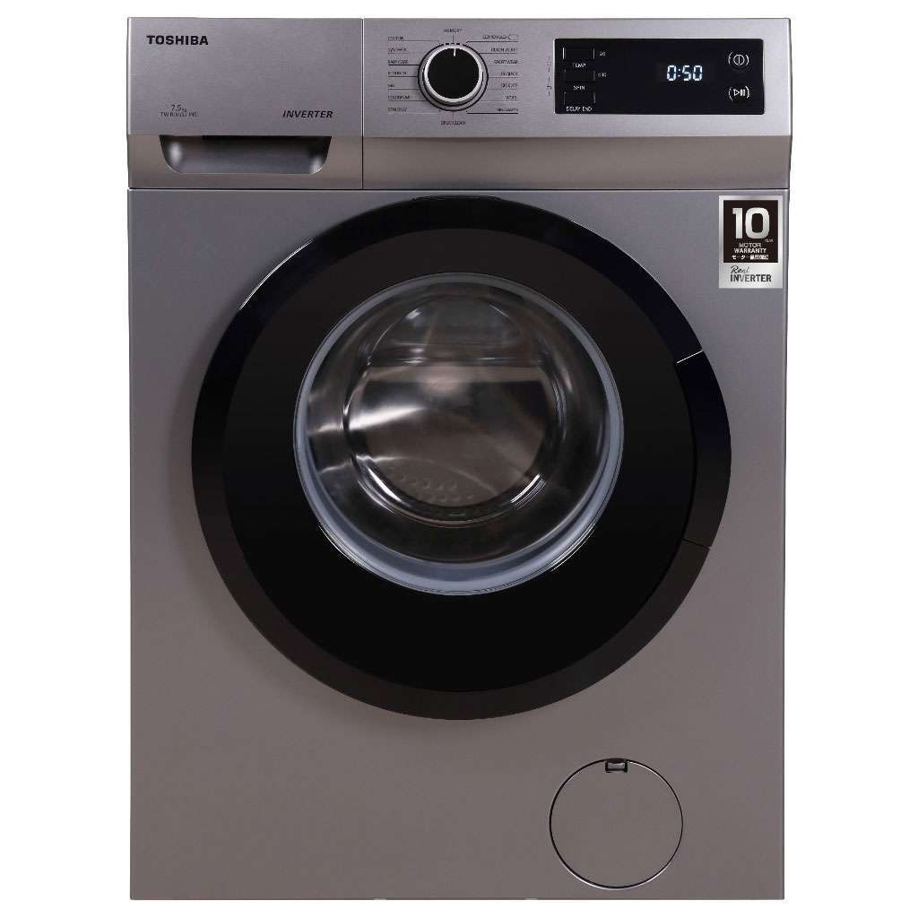 Toshiba 7.5 Kg 1200 Rpm Front Load Washing Machine TW-BJ85S2-IND(SK) Banner 1