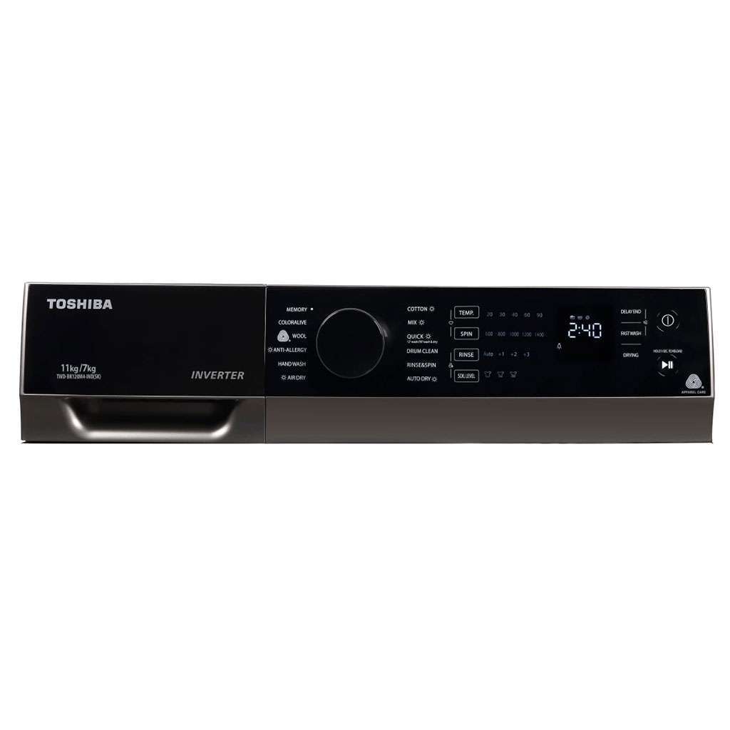 Toshiba 11.0/7.0 Kg 1400 Rpm Front Load Washer Dryer TWD-BK120M4-IND(SK) Banner 5
