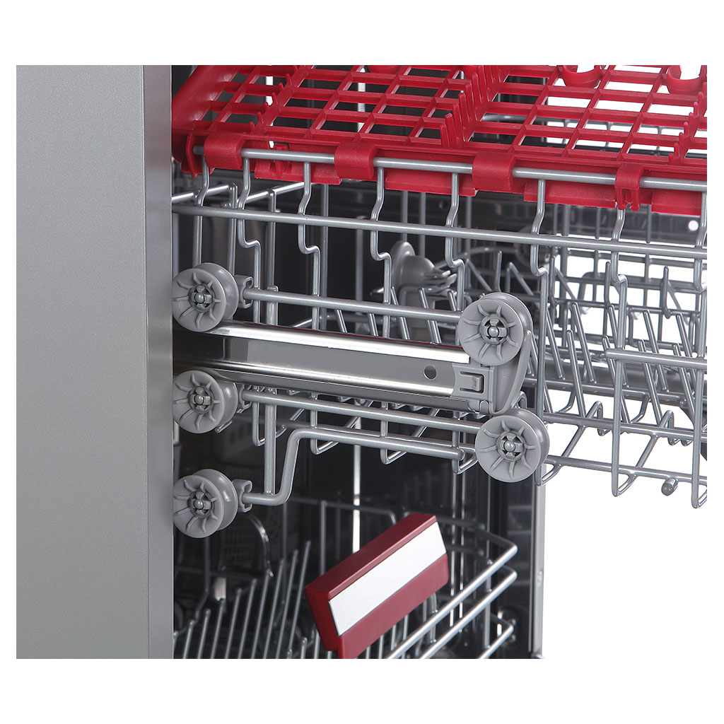 TOSHIBA DISHWASHER, 14 PLACE SETTING WITH 6 WASH PROGRAMME, PULL OUT ADJUSTABLE UPPER RACK