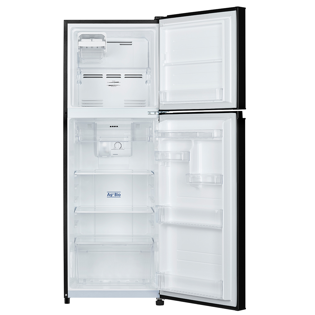 TOSHIBA 252L DOUBLE DOOR REFRIGERATOR SATIN GREY