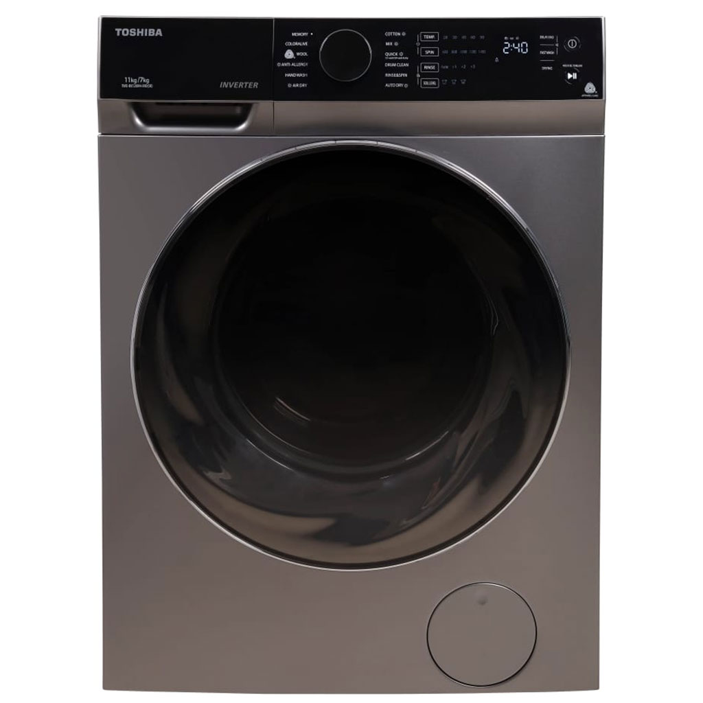 TOSHIBA 11.0/7.0 KG 1400 RPM FRONT LOAD WASHER DRYER