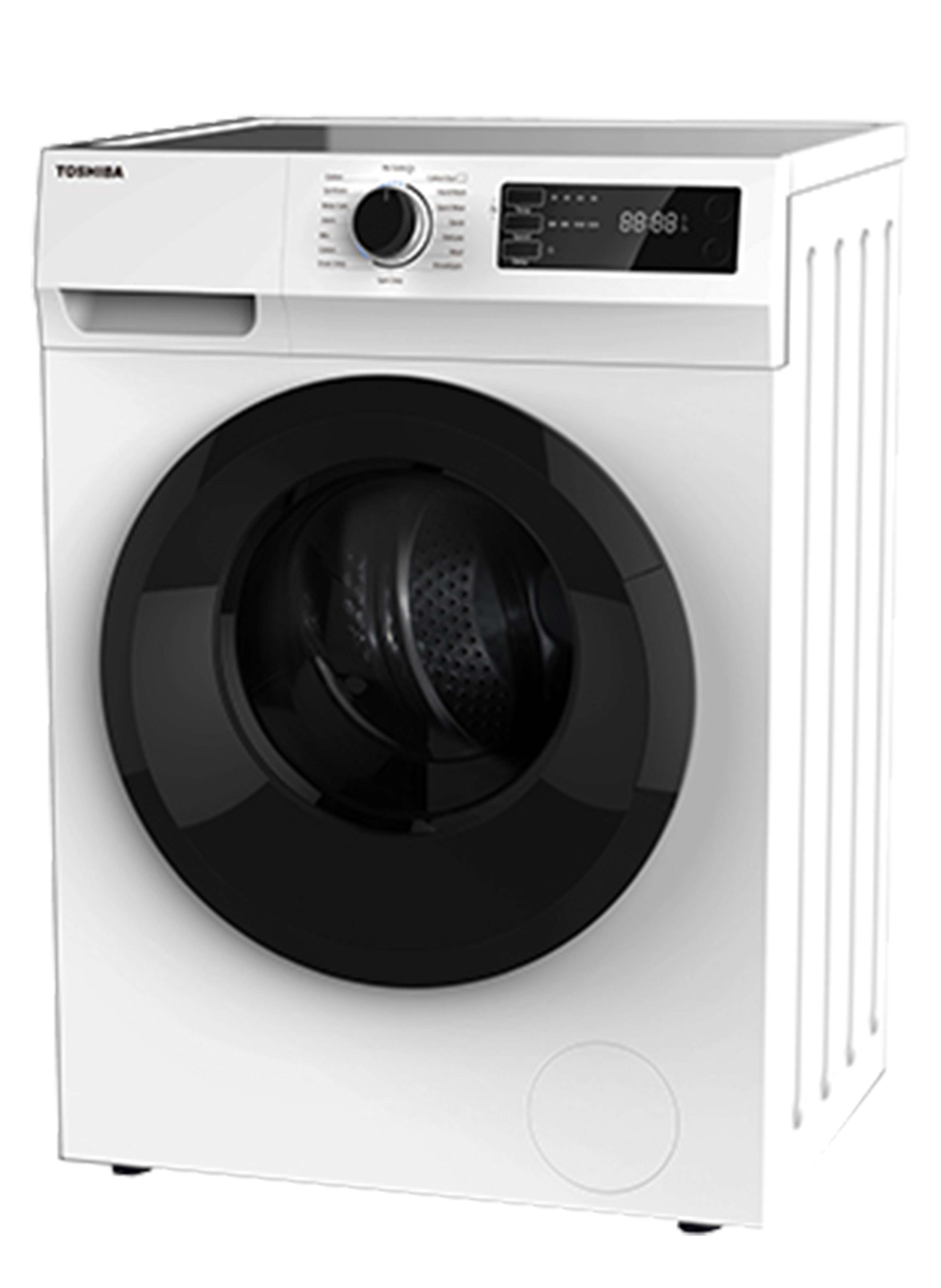 Front Load Washing Machine Black And White 