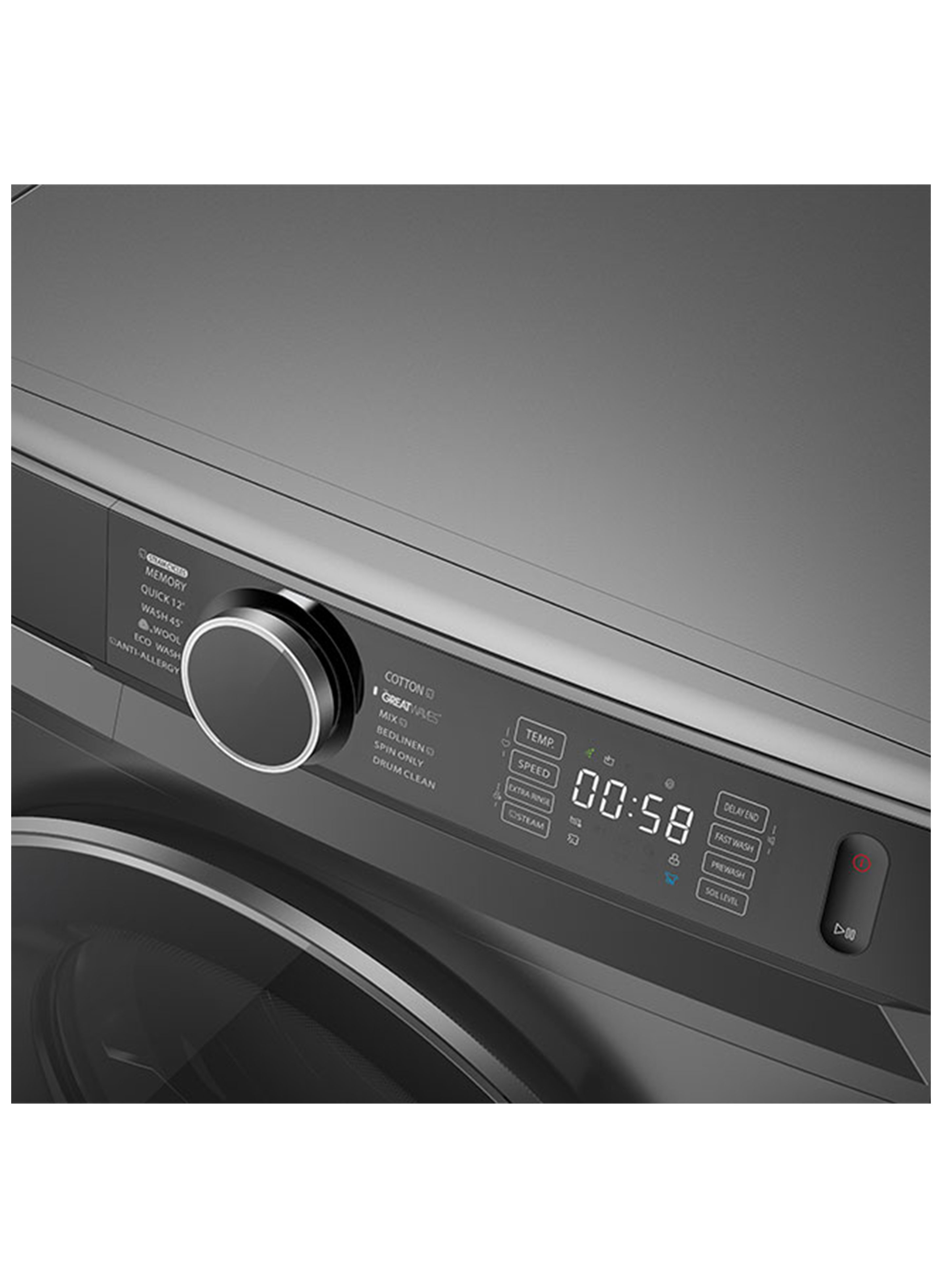 9 KG, THE GREATWAVES WASHING MACHINE WITH STEAM & ULTRA FINE BUBBLE (UFB)