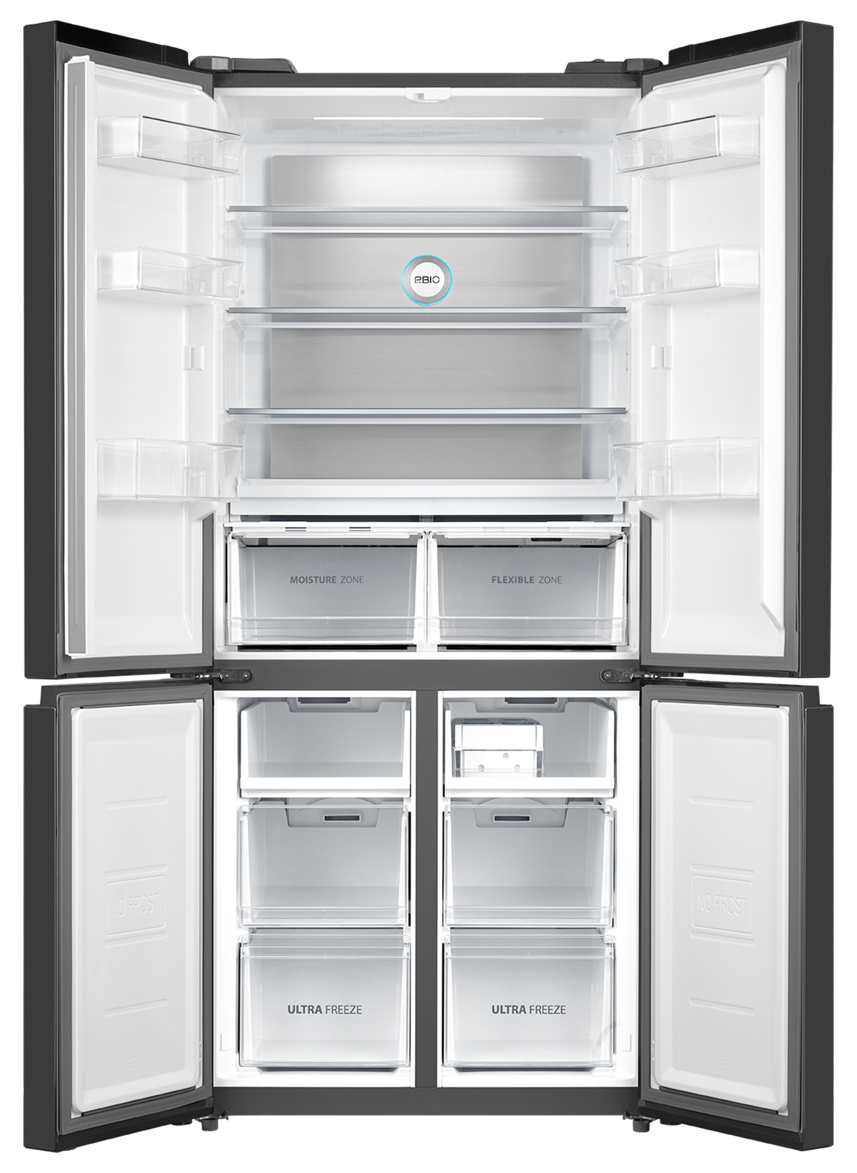 470L, MULTI DOOR, SATIN GREY, DIGITAL INVERTER COMPRESSOR, MOISTURE FLEXIBLE ZONE
