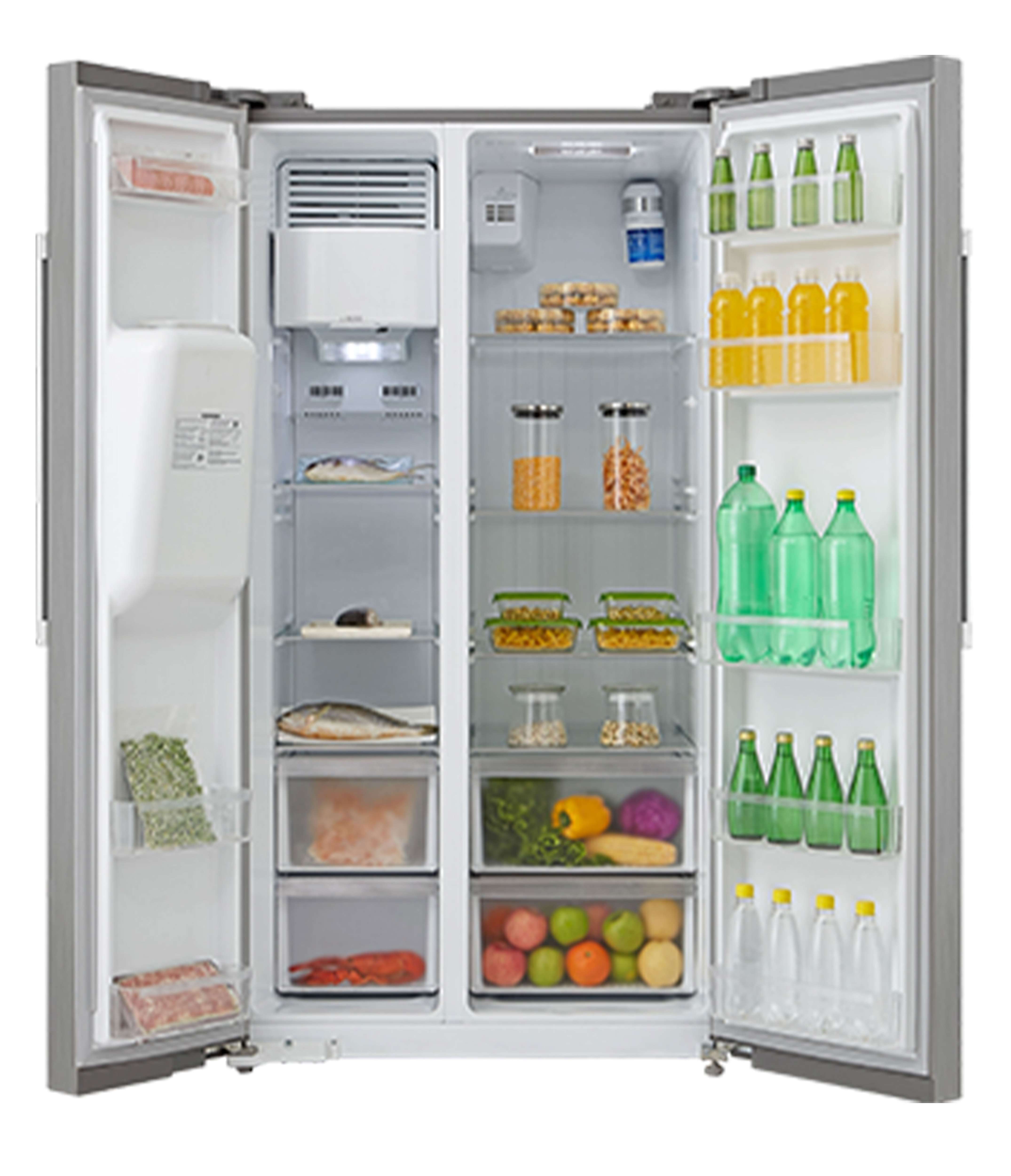 Side By Side Refrigerator 584L