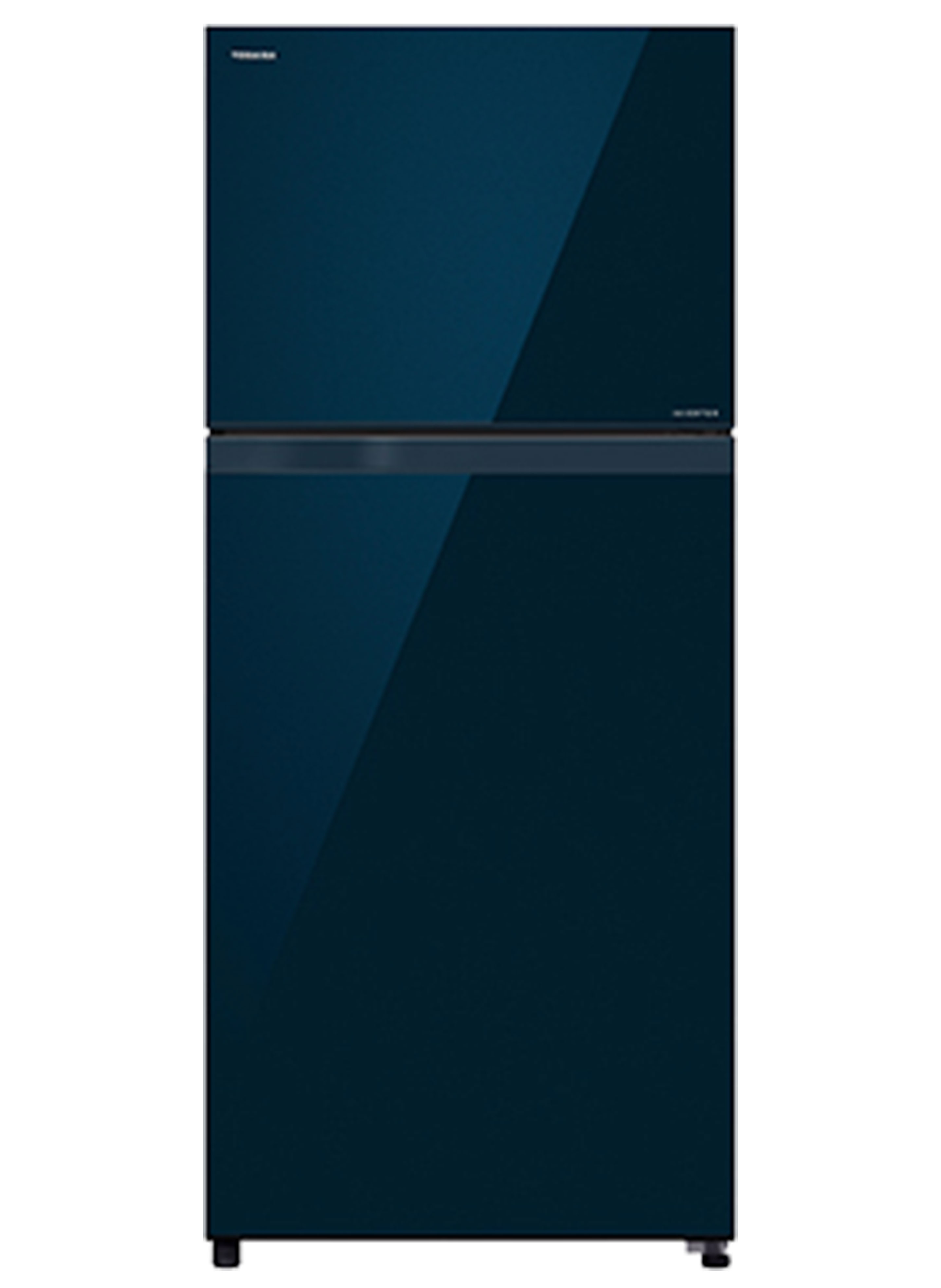 Glass Door Refrigerator Blue Green