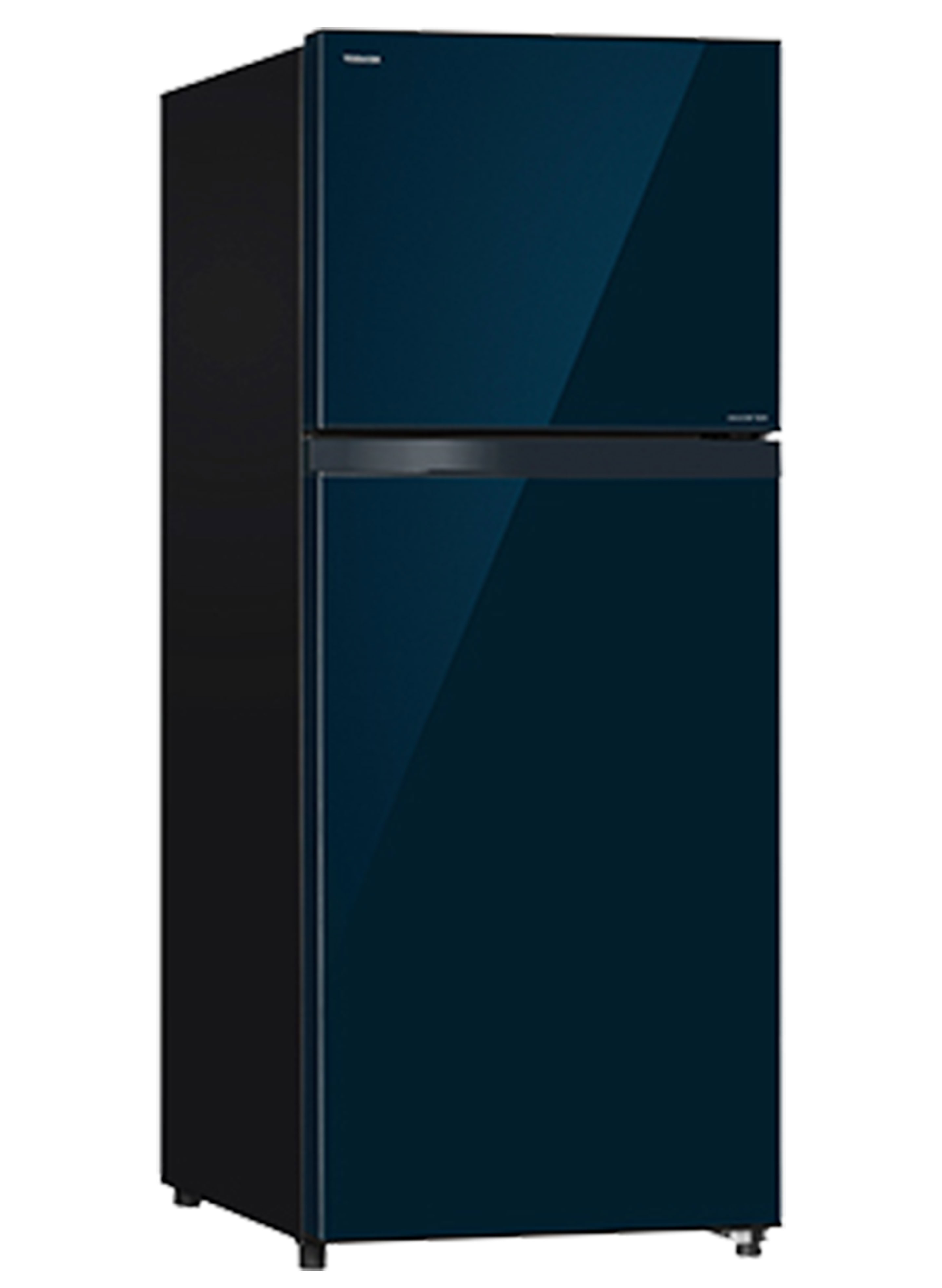Glass Door Refrigerator Side View