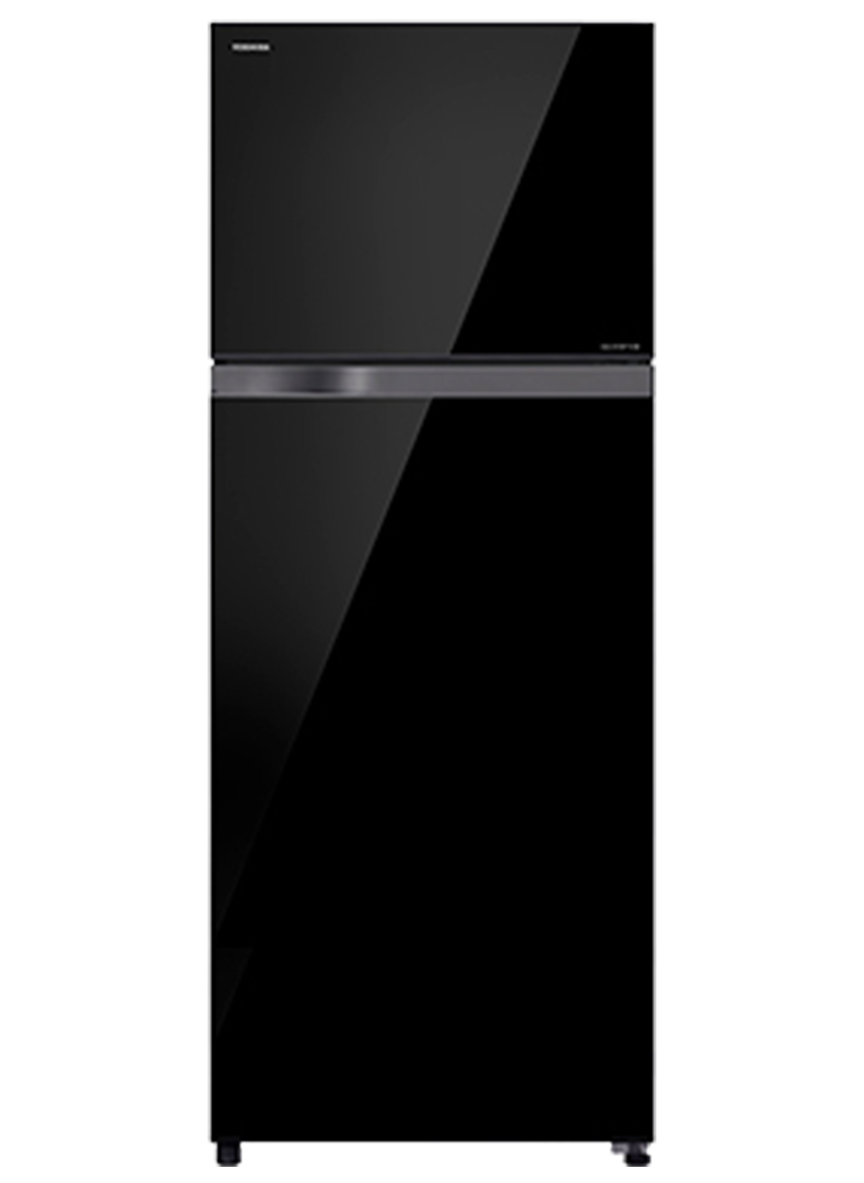 Glass Door Refrigerator Black