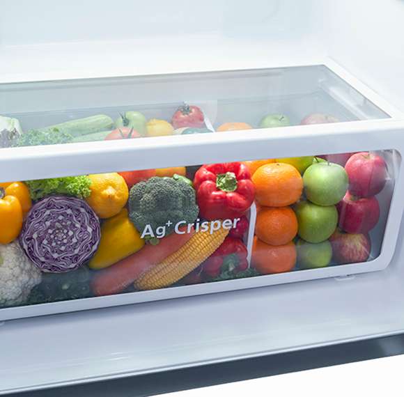 AG+ Crisper TOSHIBA Refrigerator 554 Liters A++ - Silver GR-A720(S)