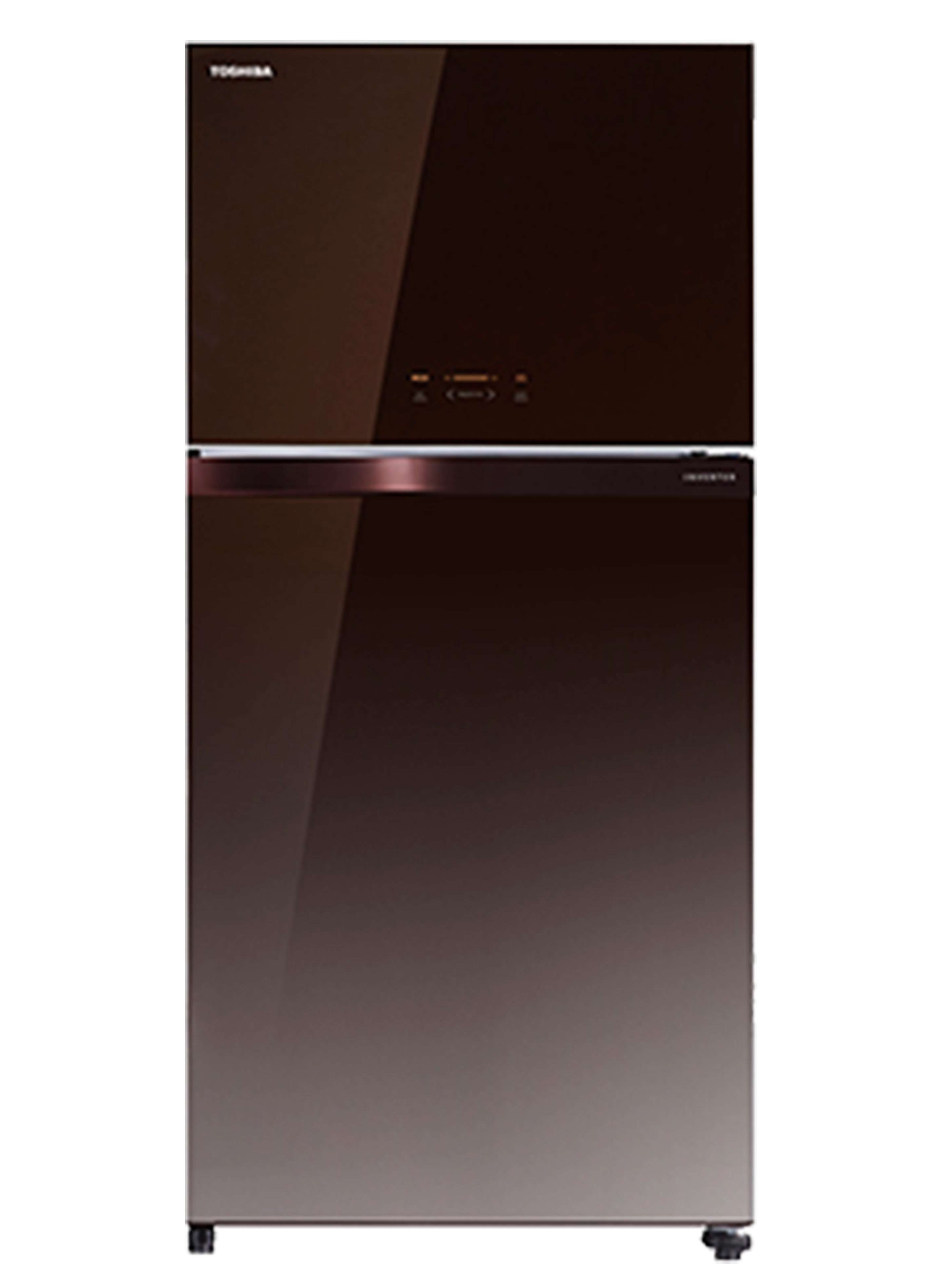 Glass Door Refrigerator Brown Glass