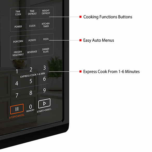 TOSHIBA Microwave Oven 25L MM-EM25PF(BM)