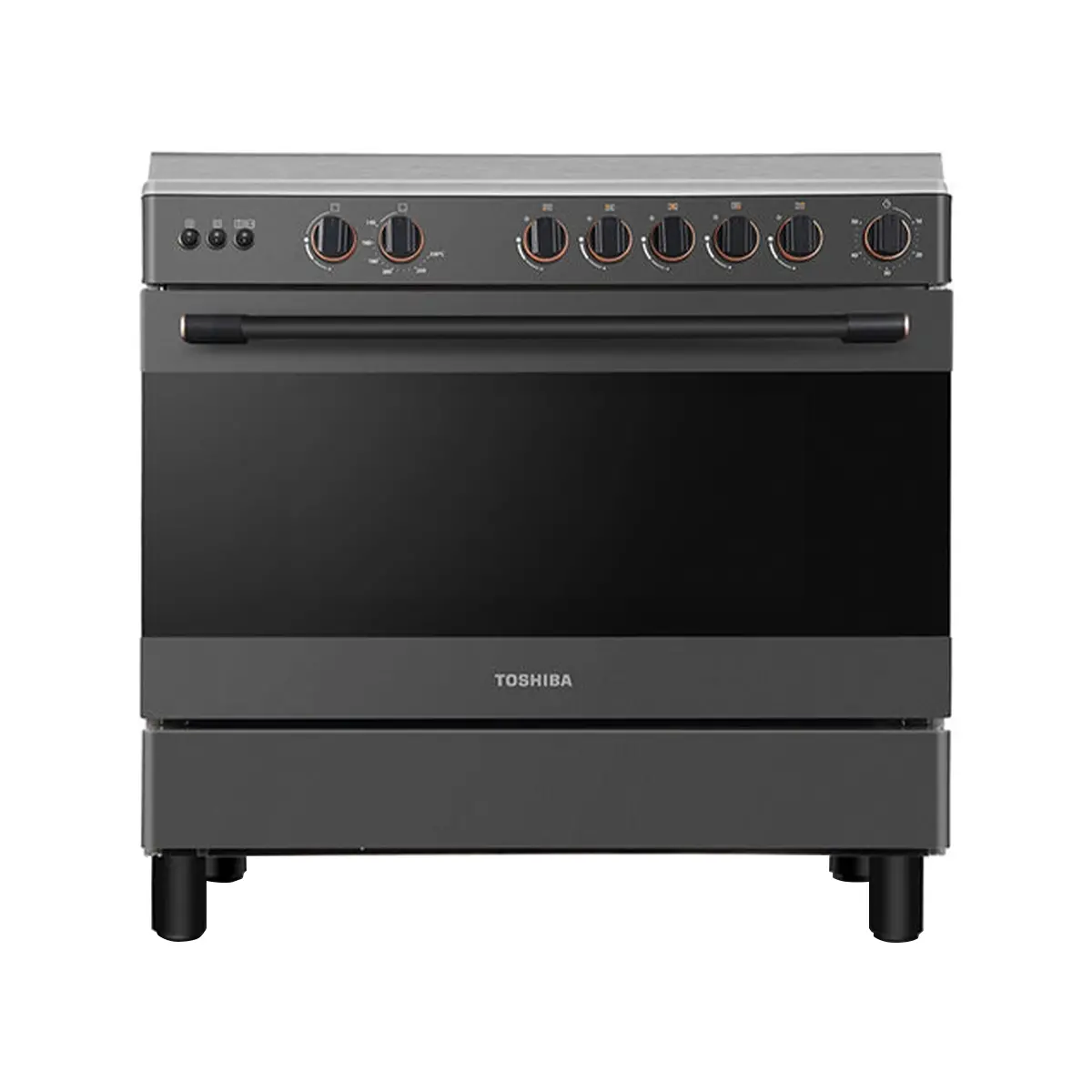 Toshiba 90cm Gray Gas Range