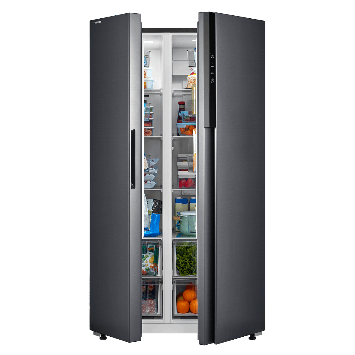 Toshiba 22Q Side by Side Refrigerator 