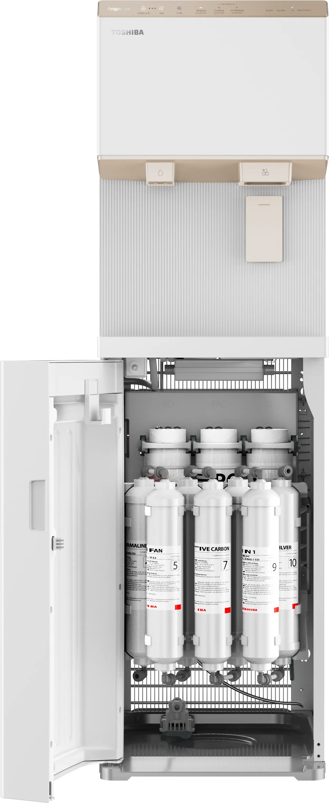 Toshiba Water Dispenser with Ice Maker