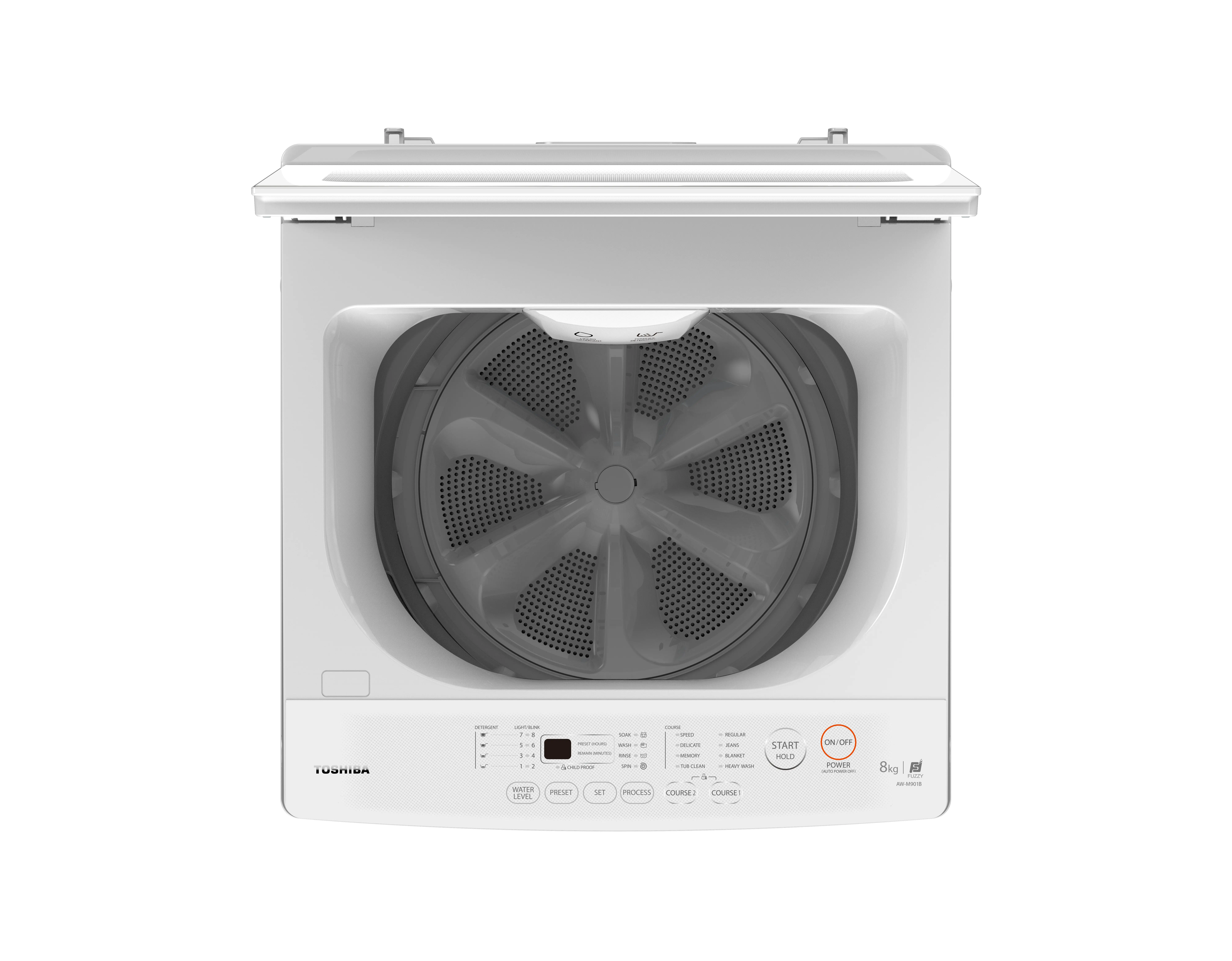 Toshiba 8kg Fully Automatic Top Load Washing Machine (Non-Inverter) 4
