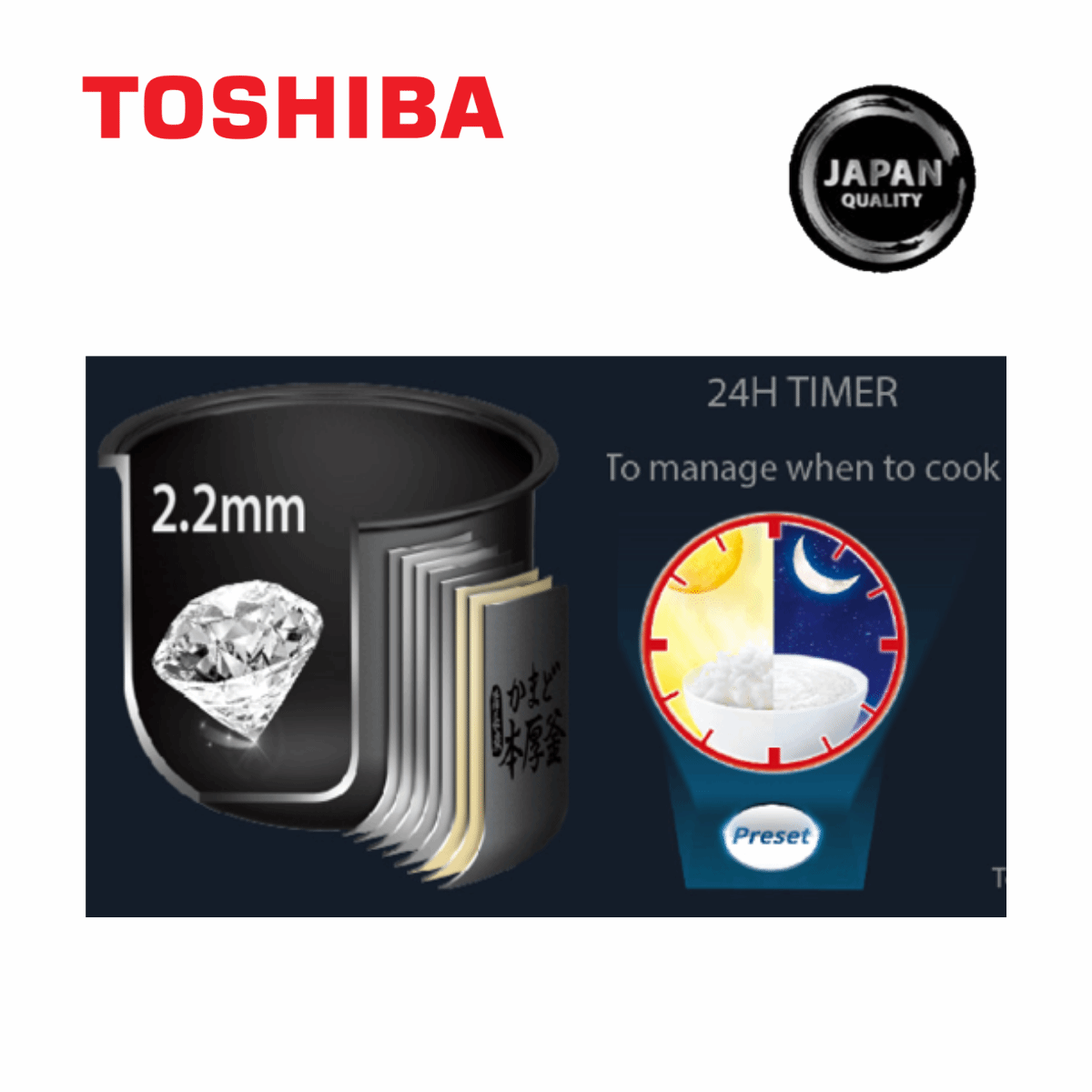 Toshiba 1.8L Digital Multi Cooker