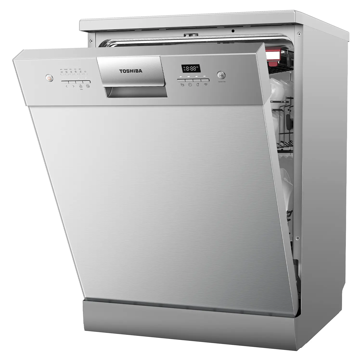 Free-Standing Dishwasher with 14 place setting