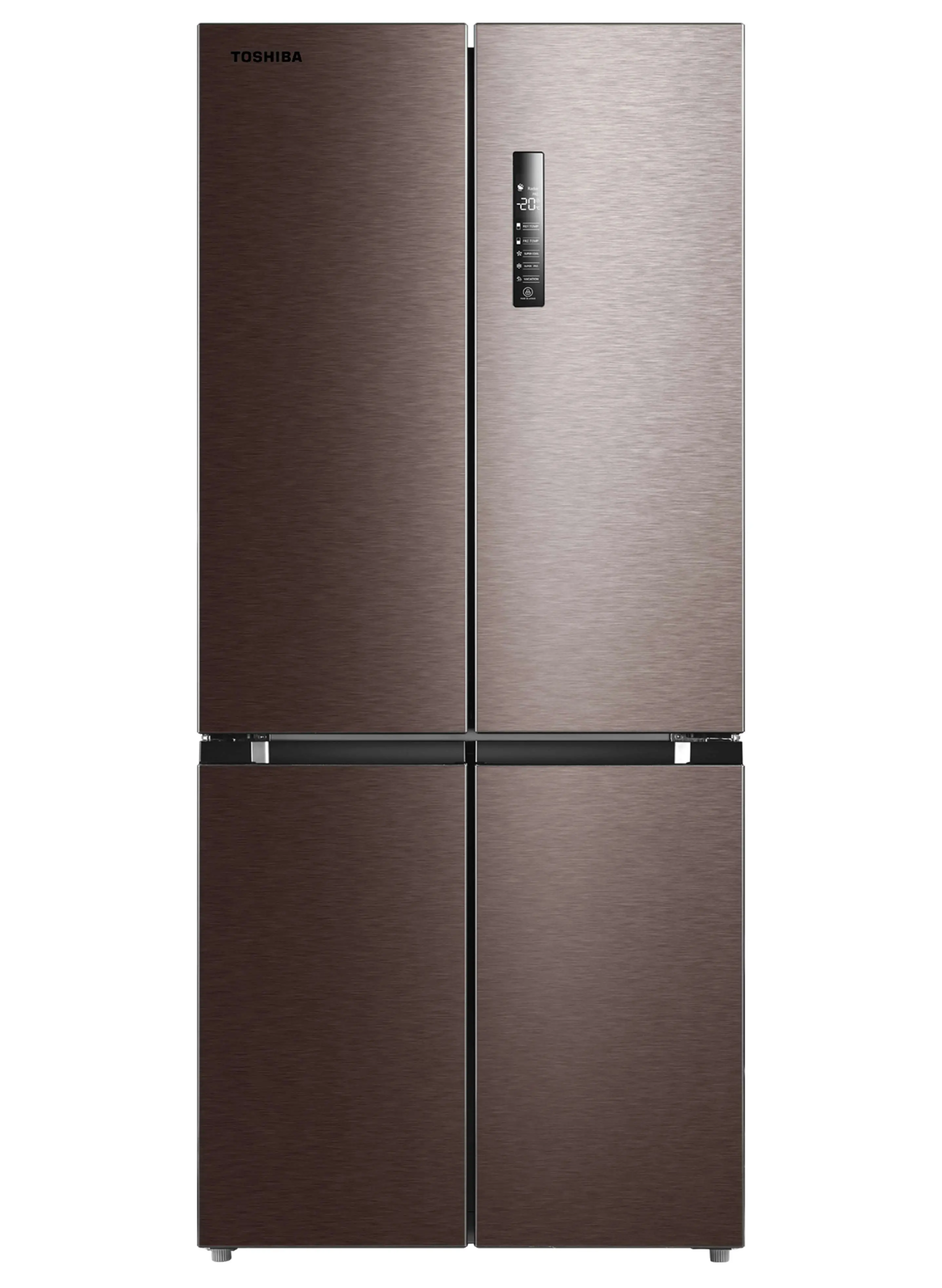 Toshiba 4 Door refrigerator, Net 457L, 16.1 Cu.ft.