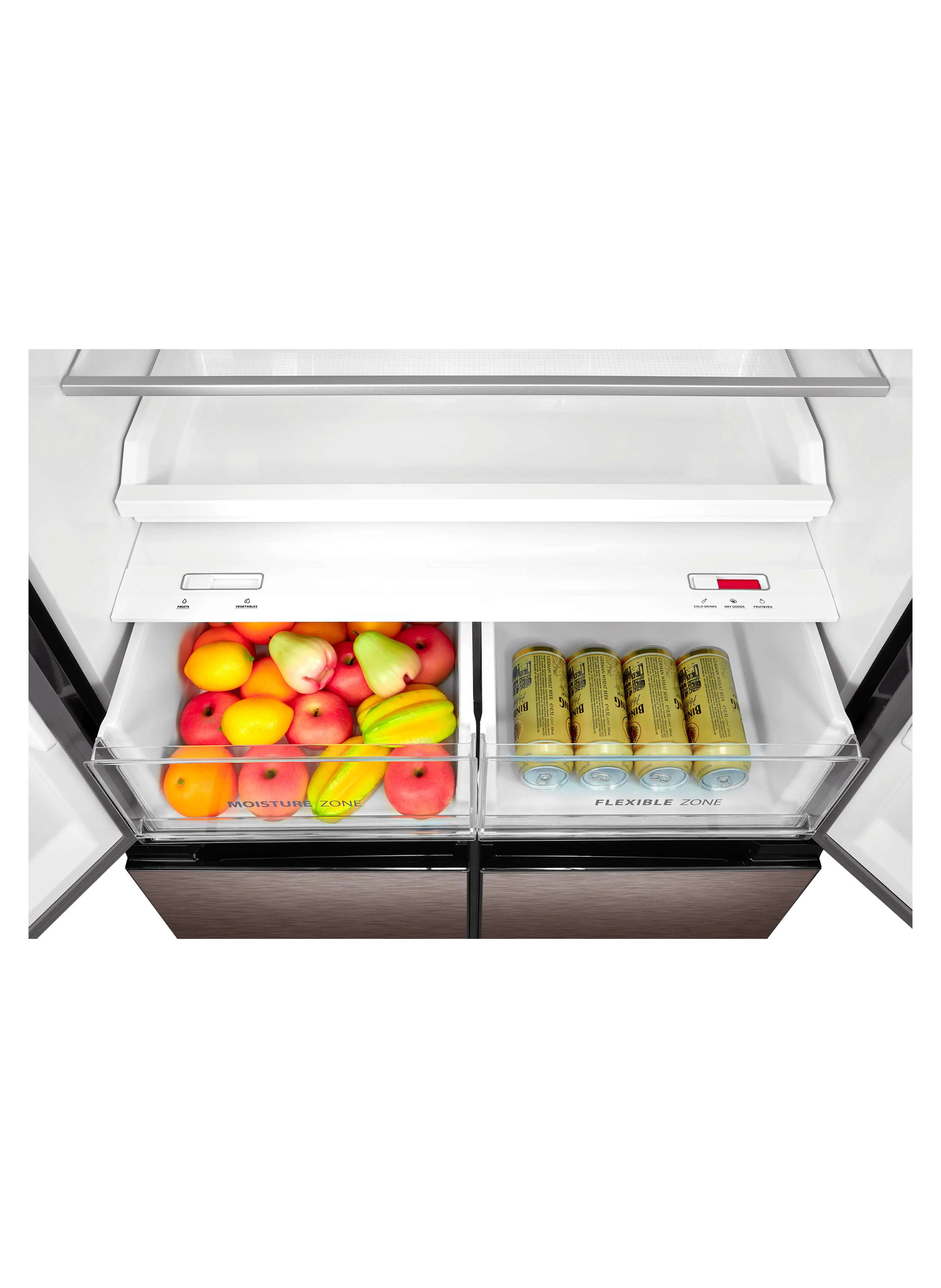 Toshiba 4 Door refrigerator, Net 457L, 16.1 Cu.ft.