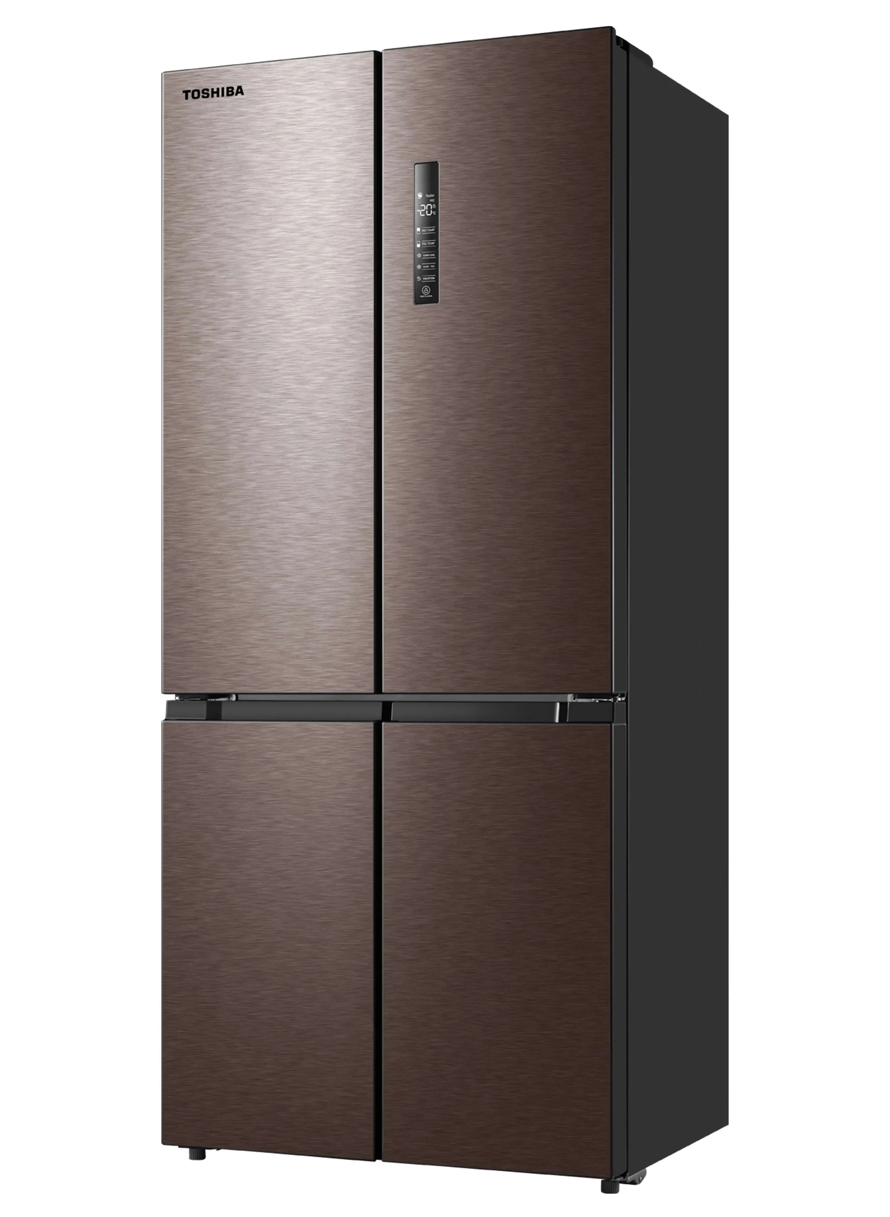 Toshiba 4 Door refrigerator, Net 457L, 16.1 Cu.ft.