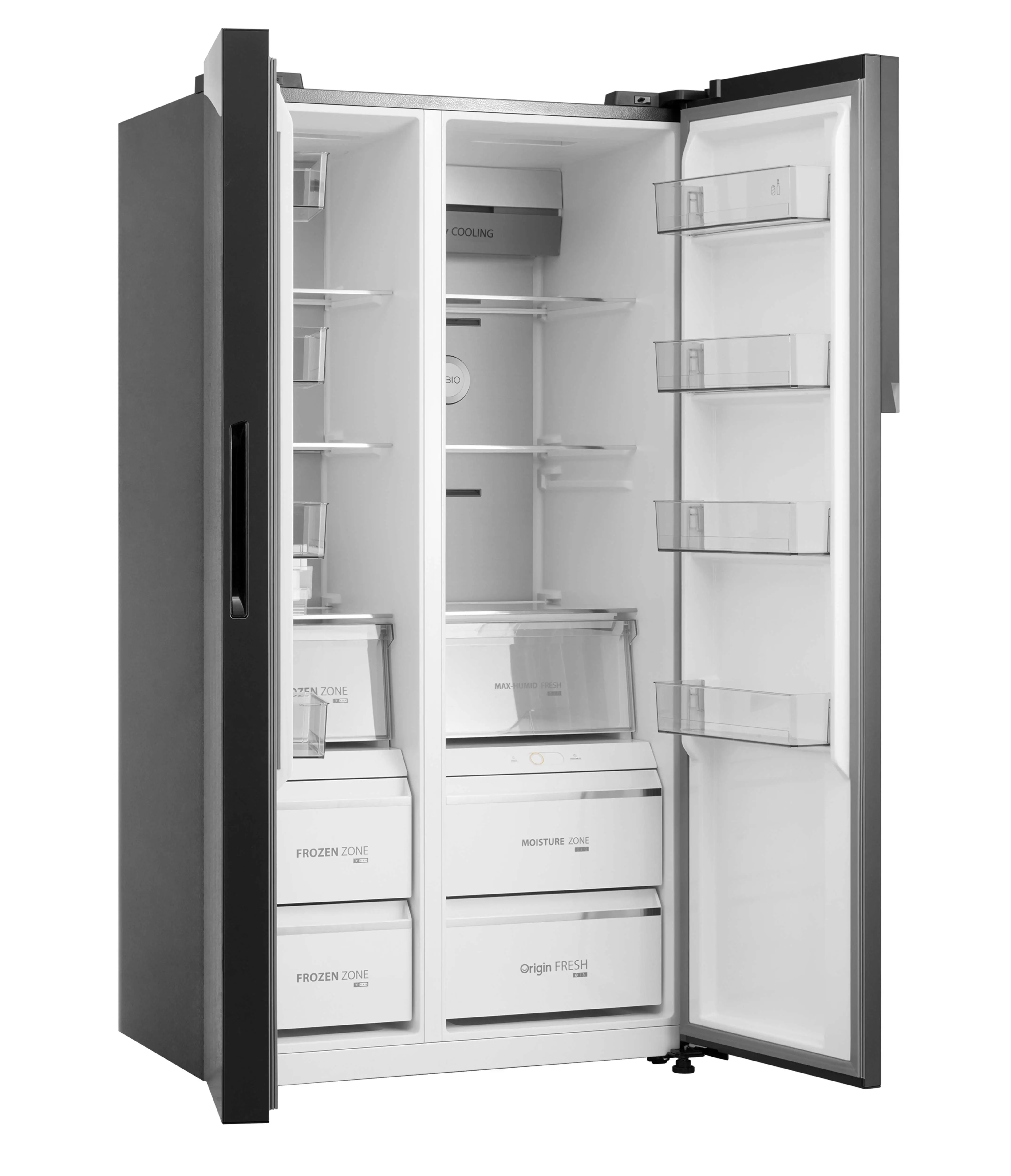 Toshiba Side by side refrigerator, Net 584L, 20.6 Cu.ft.